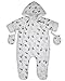 The Essential One - Newborn Unisex Baby Pramsuit Snowsuit - Bunny Print - Newborn - EO210