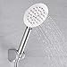 Produktbild Moderne Super Slim Edelstahl Hand Showerhead Wassersparende Handbrausen Badezimmer Hochdruck Wasser Booster Shower Head01