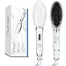 Price comparison product image BESTOPE Hair Straightener Brush Electric Heating Hair Straighteners Ceramic Detangling Comb Digital Anion Hair Care, Anti-Scald Effective Silky (6 Temp Levels, Max 210°C)