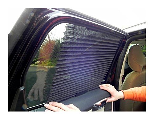 Preisvergleich Produktbild Chaytaii Auto Seitenscheibe Sonnenschirm Auto Plissee Sonnenschutz mit Fenster ansteigbar