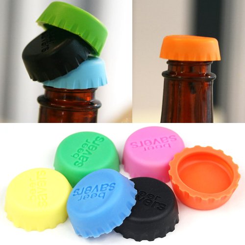 veroda 6 wiederverwendbar Silikon Bier Savers Flasche Kappen Tops Maschinen Deckel Cover - 4