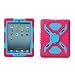 Produktbild Pepkoo Silikon stofest Kinder ipad h¨¹lle mit Stnder f¨¹r neue Apple iPad (4. Generation), iPad 3, iPad 2 - Rosa / Blau