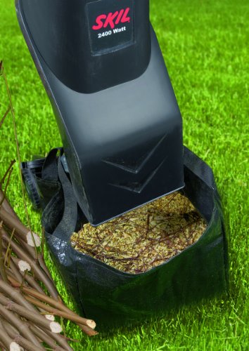 Skil Häcksler Urban Series 0770 AA, Karton (2.400 W, max. Ø 38 mm, +Fangsack +Stopfer, Easy Storage) - 4