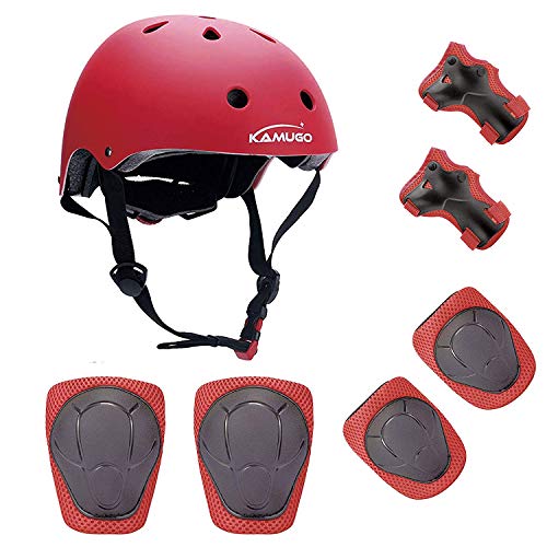 Casco para niños Rodilleras 2-10 bici skate scooter protección ajustables
