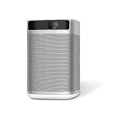 XGIMI MoGo Pro, Mini-projecteur Wi-FI de la Taille d'une cannette de Soda, projecteur Portable 300 lumens ANSI, Enceinte 2x3W Harman/Kardon, Image 100pouces, Lecture vidéo de 4 Heures