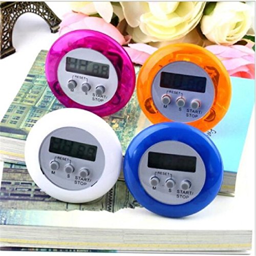Küchentimer, multi-plastique Chronometer Elektronische rund chronomètres-Zähler-Küche Farbe zufällige - 5