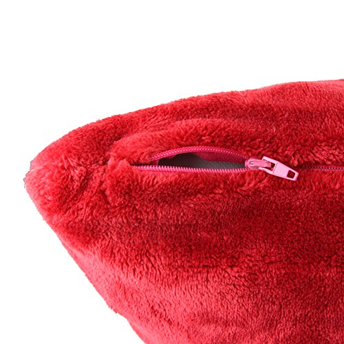 Gözze Kissenbezug 2er-Set, Cashmere-Feeling, 50 x 50 cm, Rot, 40132-37-A2 - 6