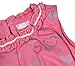 TUTTO PICCOLO "Brilliant Love" baby girls top metallic heart (pink/silber)