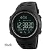 Produktbild LWPCP Mode Herren Smart Watch Bluetooth Digital Sport Armbanduhr Wasserdicht,Black