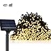 Produktbild 200 LED 22 M Solar Lichterkette mit USB Aufladung,LED Solarleuchte Wasserdicht IP65 und 8 Modi Lichterketten Außen Deko Lichter für Weihnachten Partys Garten Hochzeiten Aussen Dekoration, Warmweiß