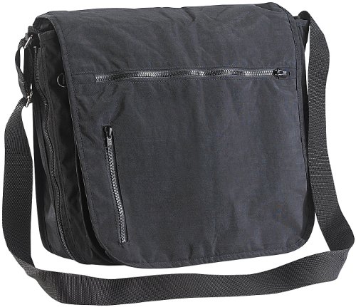 PEARL Lässige Umhänge-Tasche mit gepolstertem Notebook-Fach bis 14″ - 2