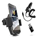 Produktbild Mobilefox KFZ SET 360° Auto Lüftungsgitter Handy Halterung Halter + Type C Adapter Ladekabel für HTC U11 U Ultra Play