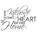 Produktbild gskitchen _ 3 The Kitchen Is The Heart Of The Home Größe 88 cm x 60 cm Farbe wählen 18 Farben auf Lager. Windows und Wandtattoo, Wand Windows Art, Kinder Zimmer Sticker, Aufkleber, ThatVinylPlace schwarz