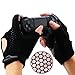 Produktbild YoRHa Gaming Handschuhe Silikongriff Anti-Rutsch Anti-Schweiß Stoma Atmungsaktiv Design Perfekt bequeme Passform.Perfekt zum halten PS4,Xbox One,Switch und andere Game Controller(schwarz) XL 4.3-4.7"