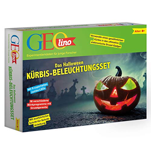 GEOlino Das Halloween Kürbis-Beleuchtungsset: Verwandle einen gewöhnlichen Kürbis in das ultimative elektronische Grusel-Gadget