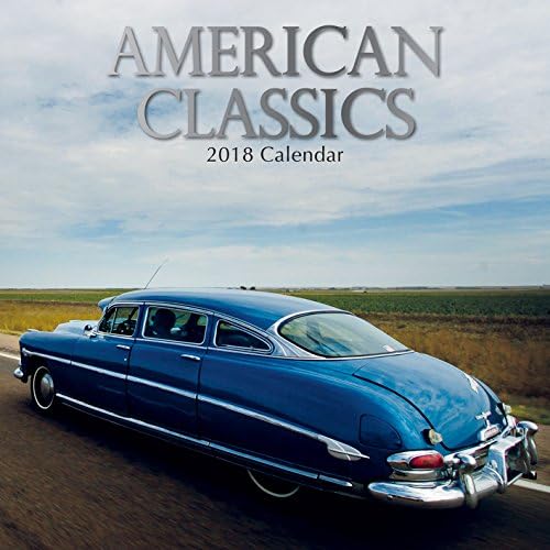 2018 American Classics Wall Calendar 30 cm x 30 cm - With 210 Calendar Stickers