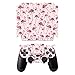 Produktbild Disagu SF-sdi-5547_1096 Design Folie für Sony PS 4 Pro mit Controller - Motiv Flamingo Muster transparent
