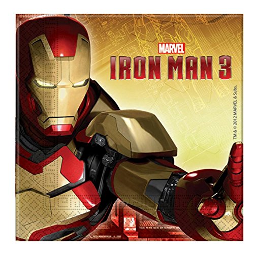 Preisvergleich Produktbild Iron Man 3 Papierservietten, 20 Stück