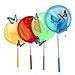 Produktbild Deanyi 4Stk Teleskopschmetterlingsnetze Bunte Fischernetz Bug & Insektenschutznetze im Freienwerkzeuge für Kinder Fangen Catch Schmetterlinge Fisch Marienkäfer Firefly Toys