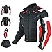 Produktbild A-Pro Motorradjacke CE Protektoren Sport Textil Motorrad Thermofutter Rot XL