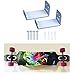 Produktbild Unho®2 Stück Surfbrett Wandhalterung aus Aluminium Surfboard Wand Display Rack für Snowboard / Surfbrett / Wakeboard / Kiteboard / Longboard / Skateboard / Wakeskate / skimboard Wandhaken