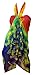 Produktbild LA LEELA Chiffon Hibiskus Blumen gedruckt Strand hawaiische Pareo Sarong Multi