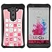 Produktbild All-Round Hybrid Rubber Case Hard Cover Protective Accessory Compatible with LG G3 2014 Smart Phone - pink bird art woman feminine flowers