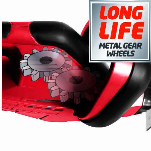 Einhell Elektro Heckenschere GH-EH 4245 (420 Watt, 450 mm Schnittlänge, 16 mm Zahnabstand, 2,5 kg, Köcher inkl. Wandhalterung) - 4