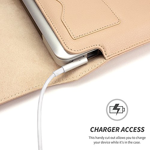 Macbook Pro 15 Sleeve (Beige), Snugg – Hülle mit lebenslanger Garantie für Macbook Pro 15 - 6