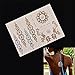 Generic 1 Sheet Gold Silver Metallic Flash Temporary Tattoos Stickers Temporary Body Art Tattoo