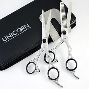 Unicorn Plus - Professional Hairdressing Scissor 6.0 Inch - Right Handed Salon Hair Scissors, Barber Scissors Set - Pet… - Image 3