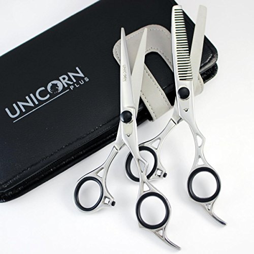 Unicorn Plus - Professional Hairdressing Scissor 6.0 Inch - Right Handed Salon Hair Scissors, Barber Scissors Set - Pet… - Image 3