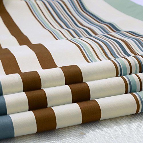 BJFF® Duschvorhang Blauer Druck Badvorhang Wasserdicht Schimmelresistent Schattierung Polyester Stoff 180x180cm (70.86×70.86-inch) , 150*180cm - 5