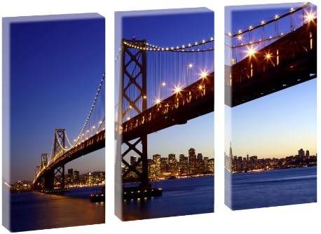 Canvas Picture Wall Art print – San Francisco Skyline – Art Depot OUTLET – 130 cm x 80 cm