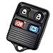 Produktbild Semoss 4 Tasten Austausch Auto Schlüsselhülle Schlüsseltasche Schlüsseletui Remote Keyless FOB Cover für Ford/Lincoln/Mercury/Mustang/Grand/Marquis/Sable