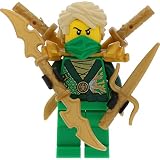 LEGO Ninjago Minifigur Lloyd Rebooted aus Set 70722 OverBorg Attack incl. 4 GALAXYARMS Waffen - Ninjago