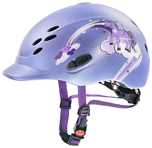 Uvex-Supersonic-Childrens-Riding-Helmet-Onyxx-Violet-Mat--Little-Princess-49-to-54-cm