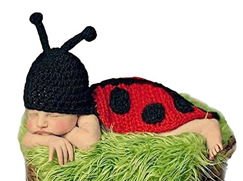 DAYAN Baby Knit Hat photo shoot beetle pattern design costume hats