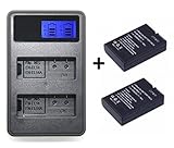 Incluye 1 Cargador Externo doble y 2 baterías para Nikon EN-EL14