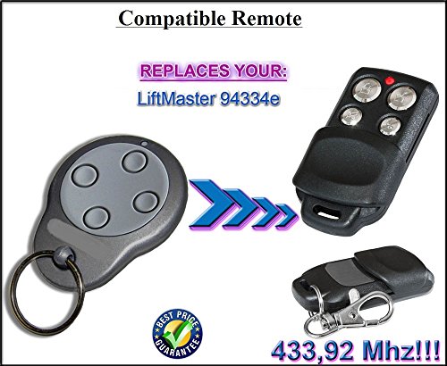 Liftmaster 94334E compatible mando a destancia 433,92Mhz rolling code, reemplazo transmisor Al mejor precio!!!
