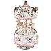 Produktbild Spieluhr Laxury Music Box Pferd Karussell Music Box Artware/Geschenk Melody Castle Im Himmel Pink/Purple / Blue/Gold Shade Für Option Pink Als Geschenk Für Den Black Friday