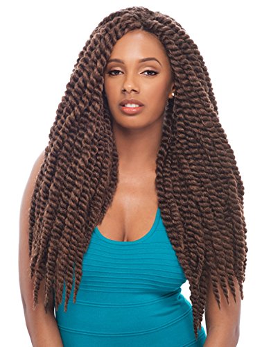 Janet Collection Noir 2X Havana Mambo Twist Braid 24" (4 - MED BROWN)