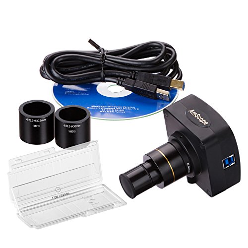 AmScope MU1003CK 10MP USB3.0 Live Video Digital Microscope Camera 10