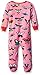 Hatley Baby-Girls Infant Footed Coverall -Electric Butterflies Footies, Multicoloured (Pink), 6-12 Months