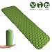 Produktbild Aufblasbare Isomatte, Ultraleichte Camping Isomatte, Camping Luftmatratze Isomatte Wasserabweisend und Rutschfest Schlafmatte, Ideal für Camping, Reise, Outdoor, Wandern, Strand (Grün)