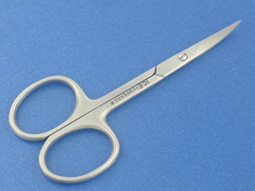 Maniküre-Schere Nagel-Hautschere Set 9 cm Gebogen 3-er Set Edelstahl - 3