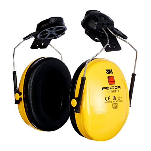 3M Kapselgehörschutz, Helmkapsel P3E, SNR 26 dB, Steckbefestigung für Helme mit 30 mm-Schlitz, 1 Stück, gelb, H510P3E - 2