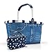 Produktbild Exklusiv-Set: carrybag und thermocase, SBKOY Einkaufskorb mit Kleiner Kühltasche, Jeans + Spots Navy (40634044)