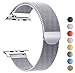 Produktbild MouKou Ersatz Armbänder für Apple Watch Series 4 40mm und Series 3/2/1 38mm Silber Milanese Mesh Loop mit Magnetverschluss Edelstahl Armband