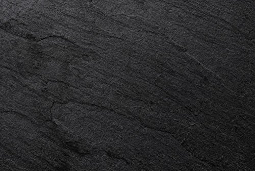 Magnettafel Pinnwand mit Motiv Muster Schiefer schwarz Größe 100 x 80 cm - 2